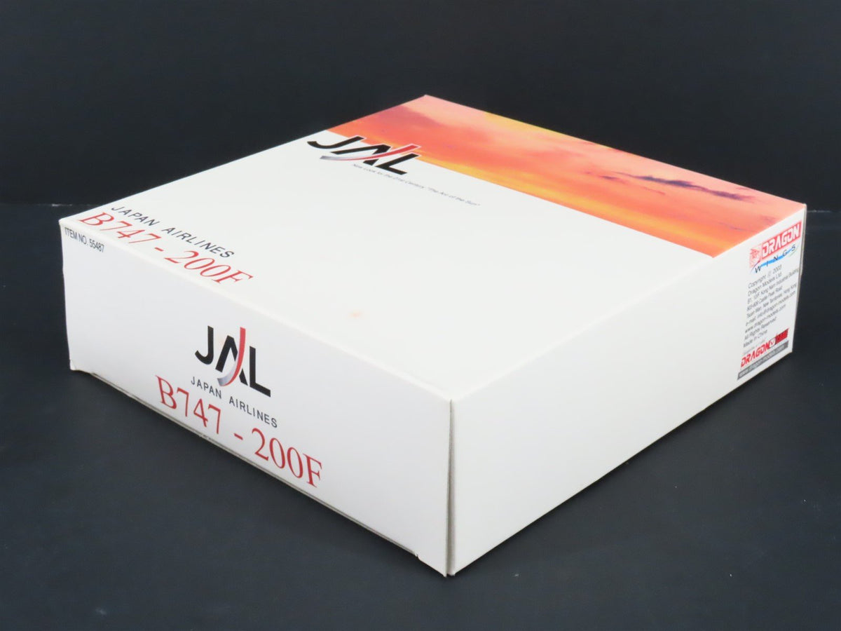 1:400 Dragon Wings 55487 Die-Cast Japan Airlines Boeing 747-200F Airliner