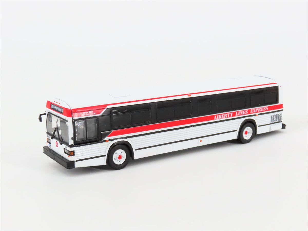 1:87 Iconic Replicas Die-Cast 87-0389 Liberty Lines Suburban MCI Classic Bus