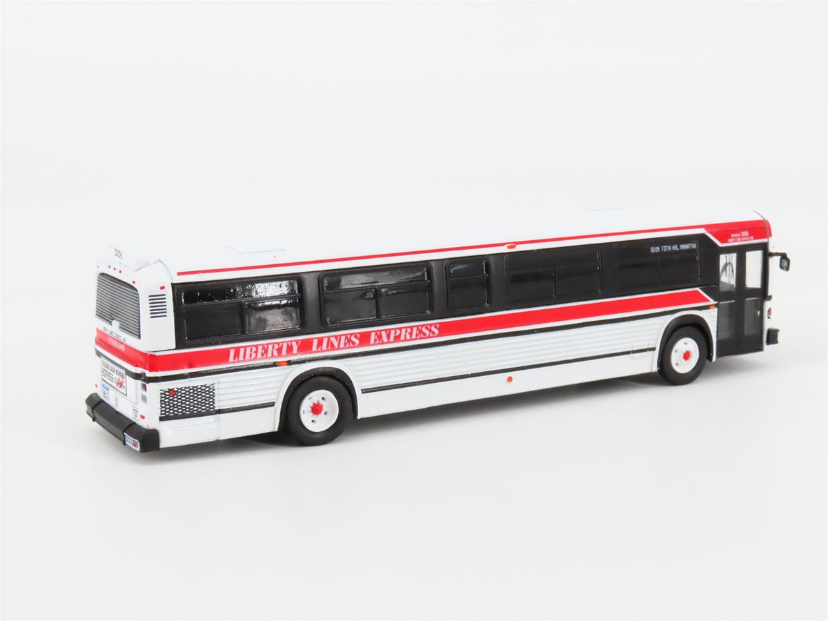 1:87 Iconic Replicas Die-Cast 87-0389 Liberty Lines Suburban MCI Classic Bus
