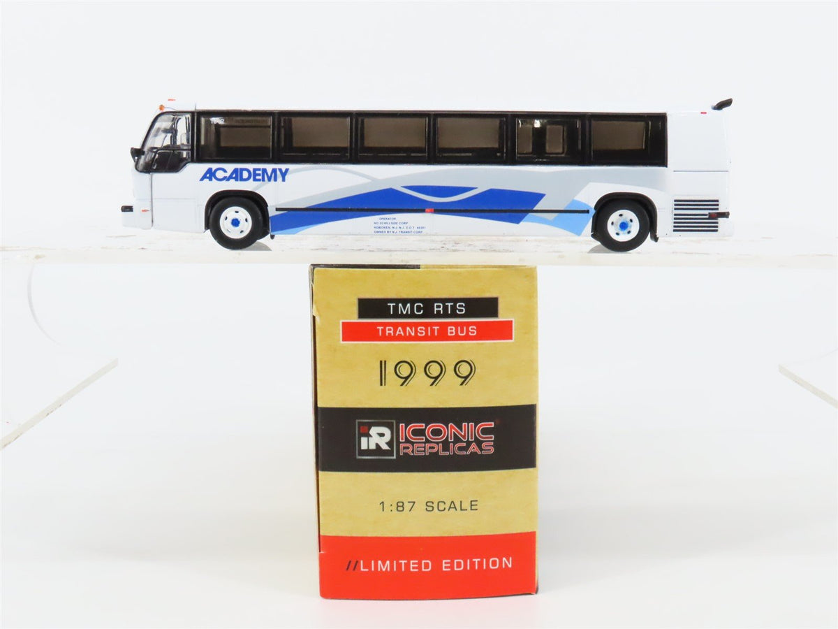 1:87 Iconic Replicas Die-Cast 87-0402 Academy Bus Line 1999 TMC RTS Transit Bus