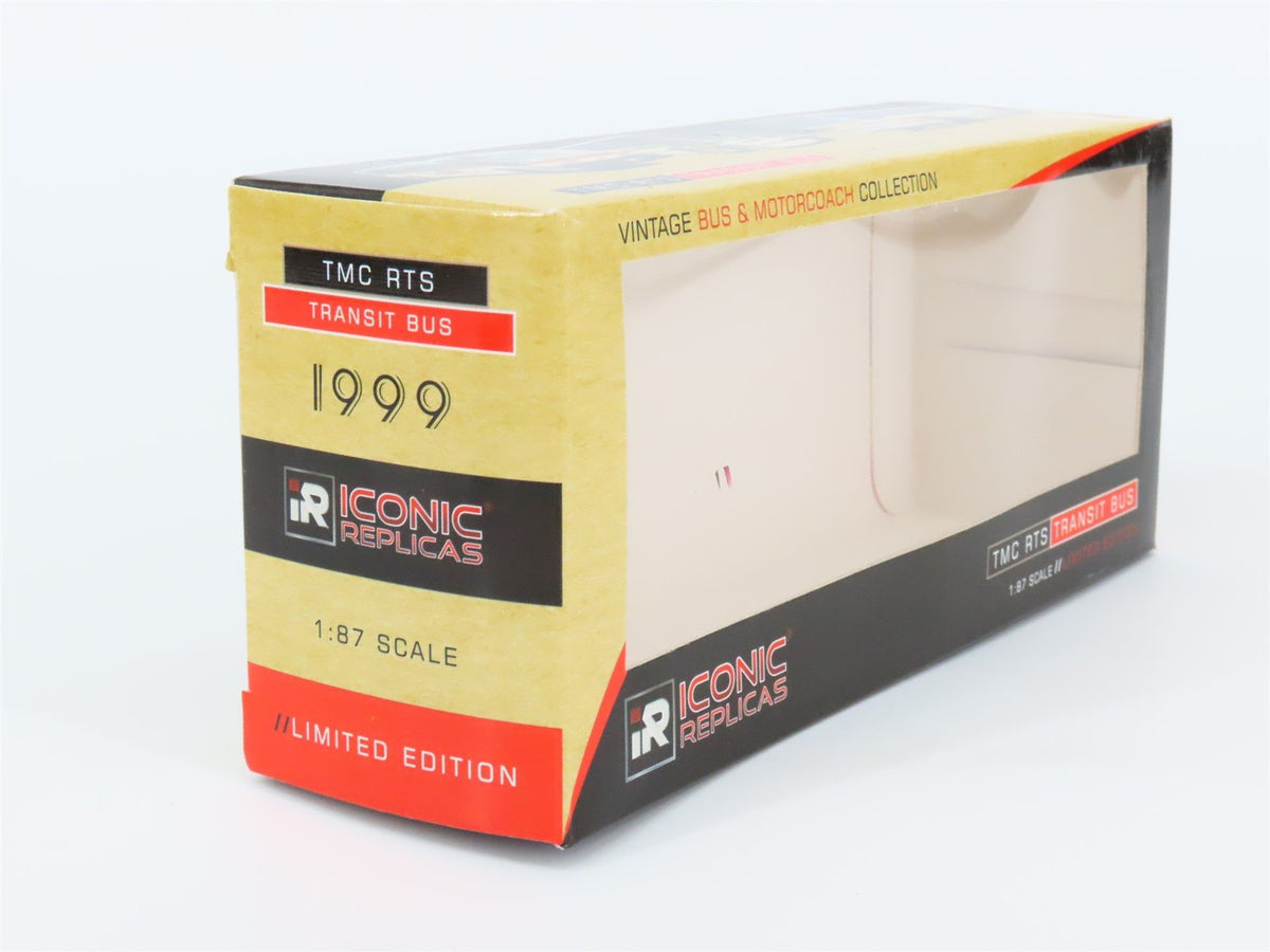 1:87 Iconic Replicas Die-Cast 87-0402 Academy Bus Line 1999 TMC RTS Transit Bus