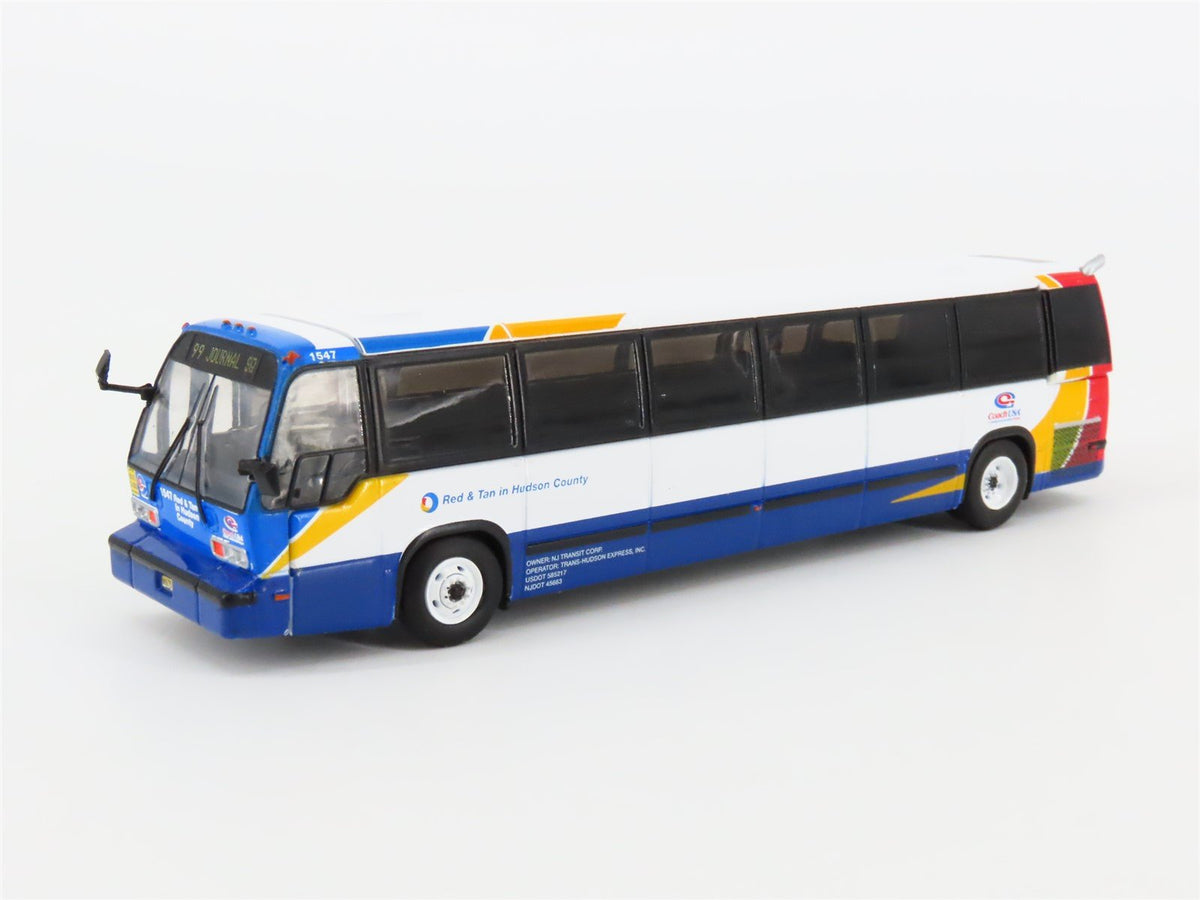1:87 Iconic Replicas 87-0318 Coach USA &quot;Red &amp; Tan&quot; 1999 TMC RTS Transit Bus
