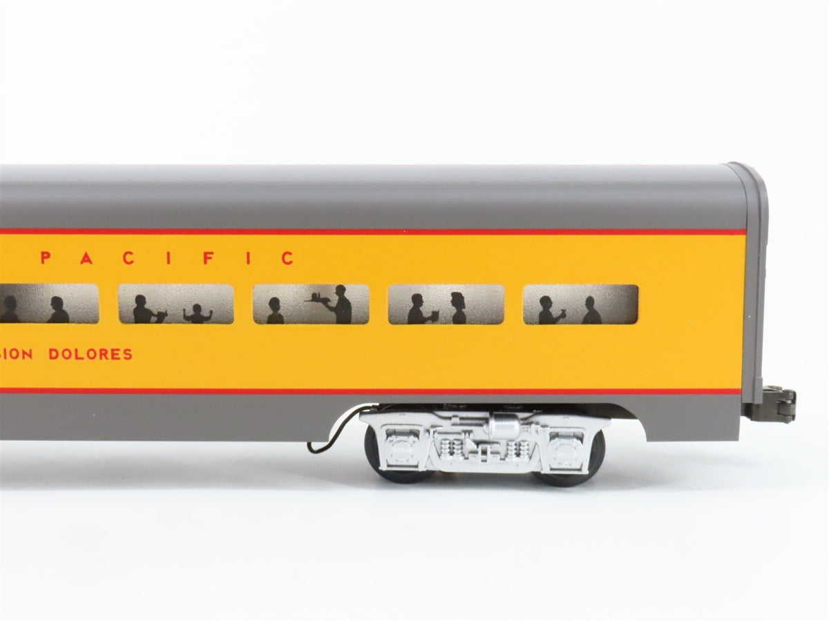 O Gauge 3-Rail MTH MT-6119 UP Union Pacific Sleeper/Diner Passenger 2-Car Set