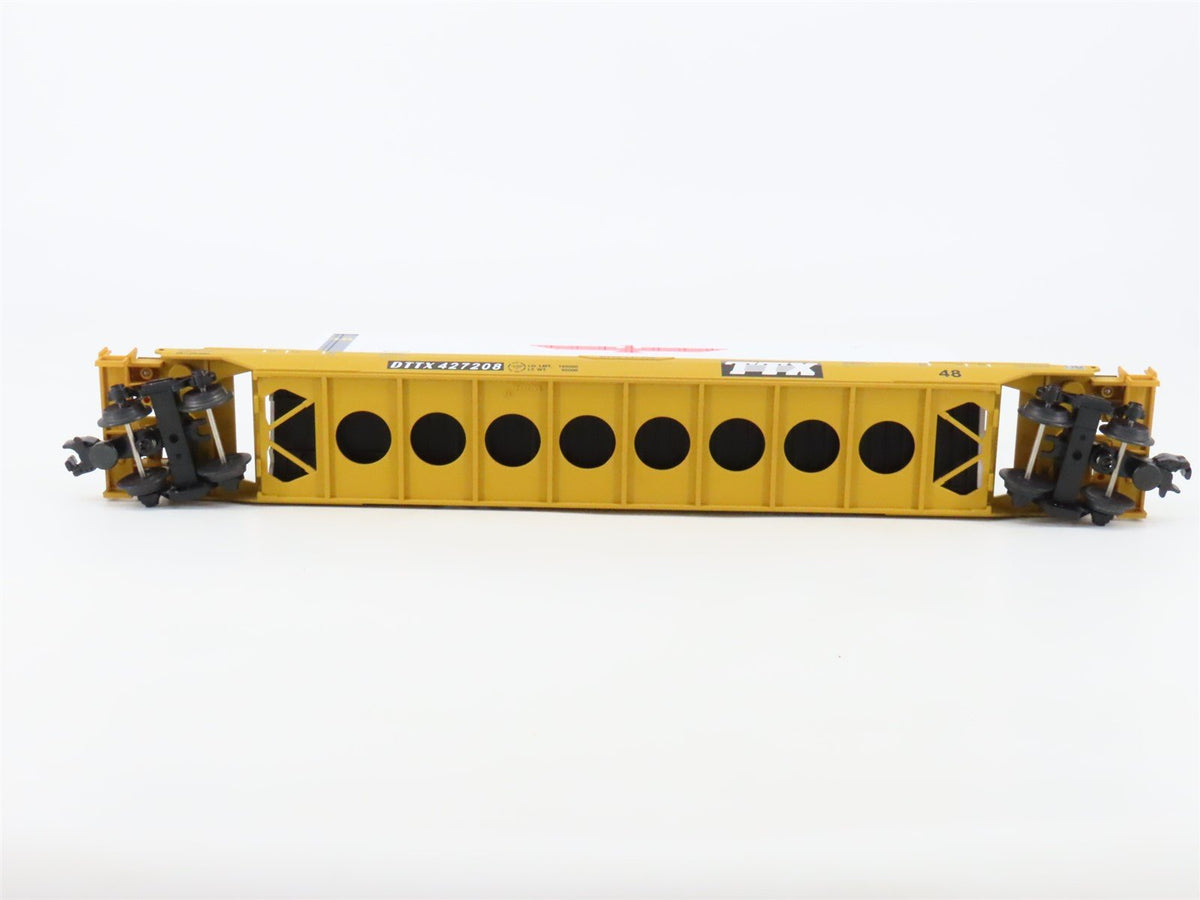 O Gauge 3-Rail MTH 20-9501L DTTX TTX Husky Stack Car #427208 w/ APL Containers
