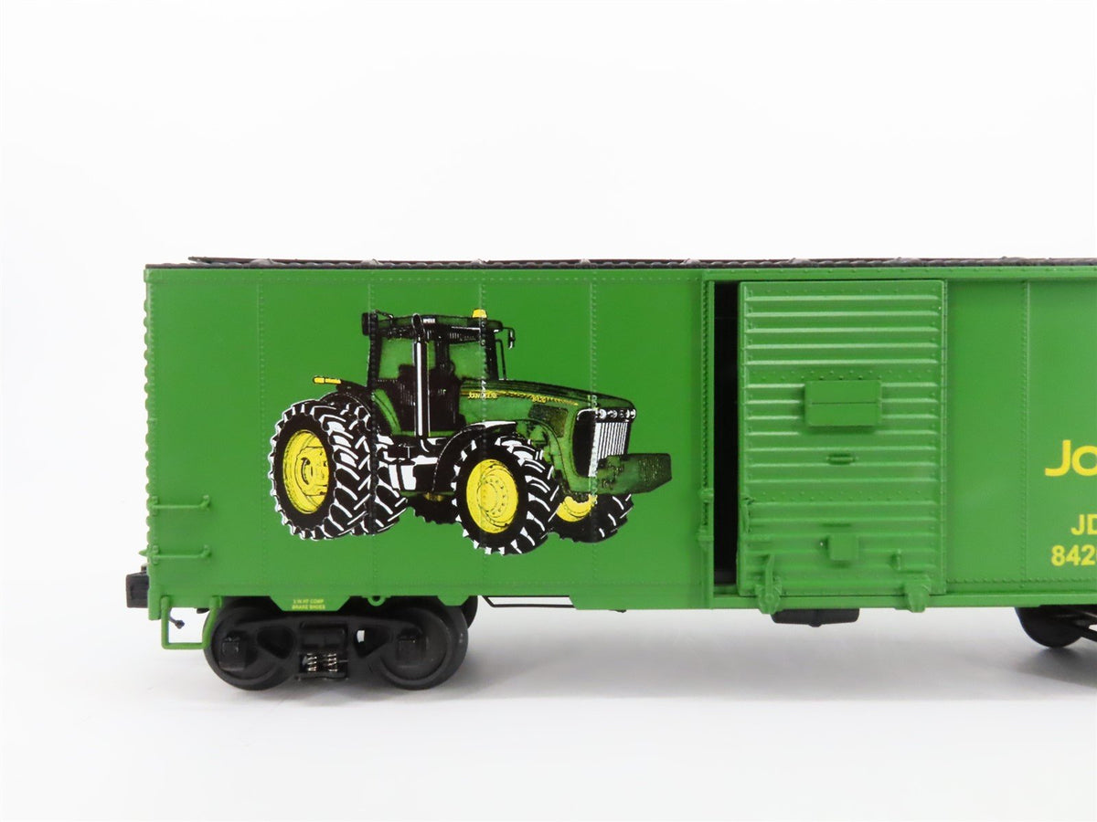 O Gauge 3-Rail MTH 20-90169 John Deere 40&#39; AAR Box Car Set of 3