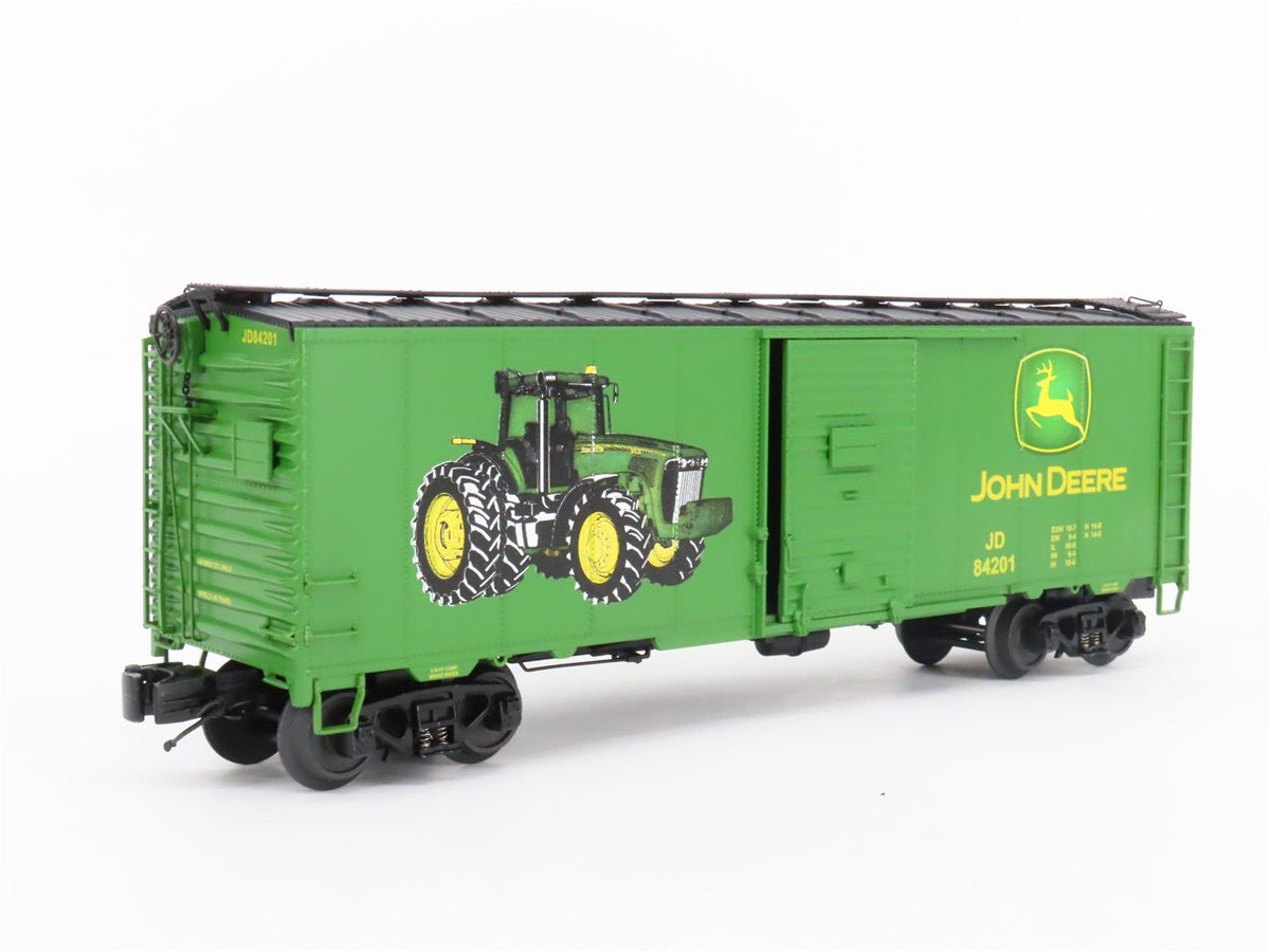 O Gauge 3-Rail MTH 20-90169 John Deere 40&#39; AAR Box Car Set of 3
