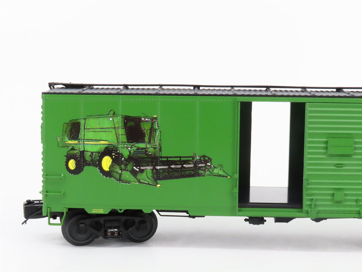 O Gauge 3-Rail MTH 20-90169 John Deere 40&#39; AAR Box Car Set of 3