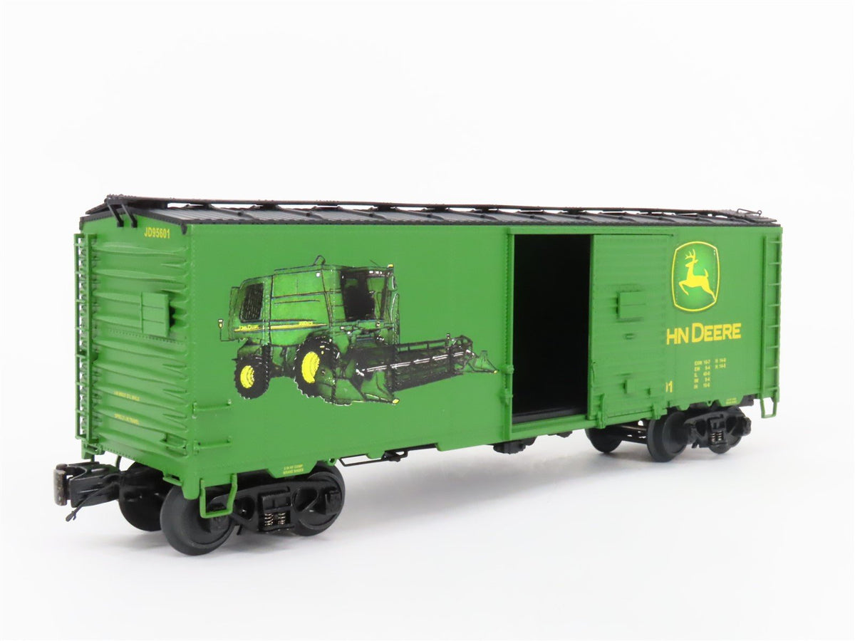 O Gauge 3-Rail MTH 20-90169 John Deere 40&#39; AAR Box Car Set of 3