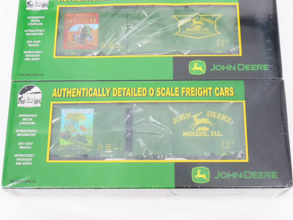 O Gauge 3-Rail MTH 20-90130 John Deere 40&#39; Boxcar Set of 3 SEALED