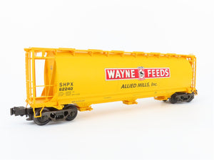 O Gauge 3-Rail Atlas 6305-1 SHPX Wayne Feeds 3 Bay Cylindrical Hopper #62240