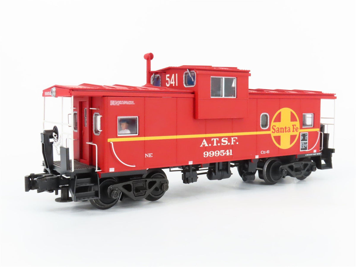 O Gauge 3-Rail Atlas 6605-2 ATSF Santa Fe Extended Vision Caboose 999541 Lighted