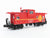 O Gauge 3-Rail Atlas 6605-2 ATSF Santa Fe Extended Vision Caboose 999541 Lighted