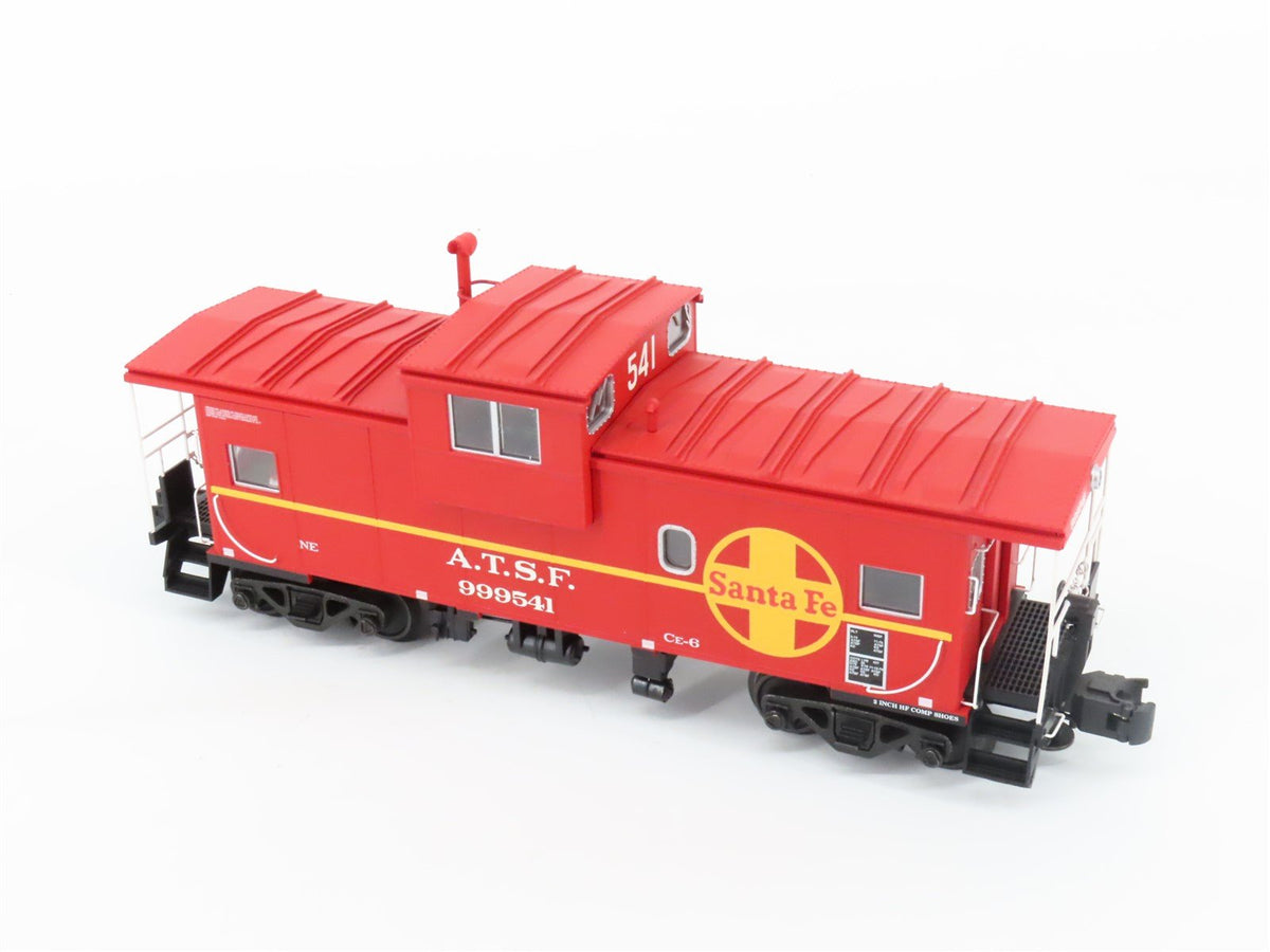 O Gauge 3-Rail Atlas 6605-2 ATSF Santa Fe Extended Vision Caboose 999541 Lighted