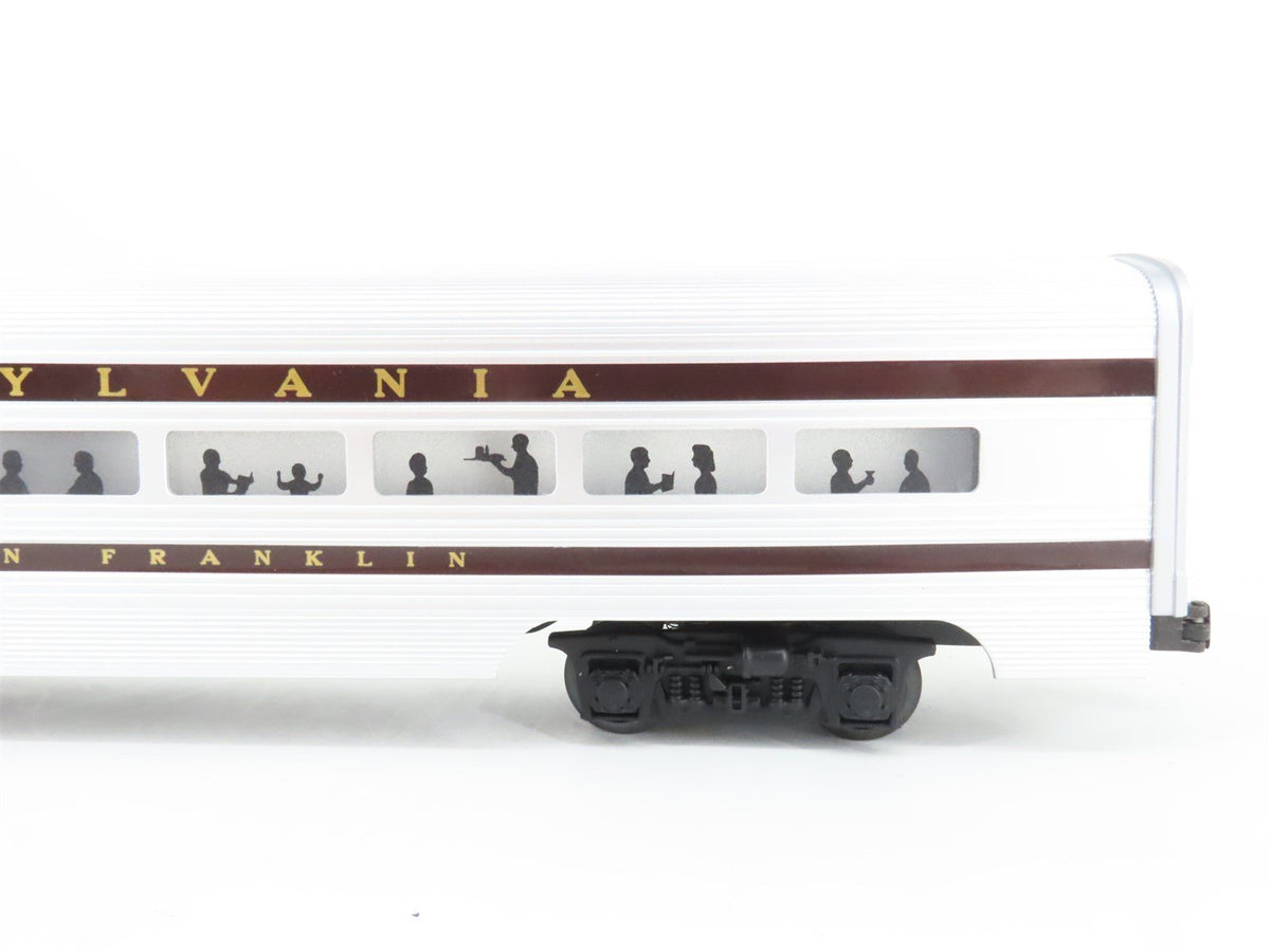 O 3-Rail MTH 20-80003D PRR Pennsylvania 60&#39; Baggage/Diner Passenger 2-Car Set