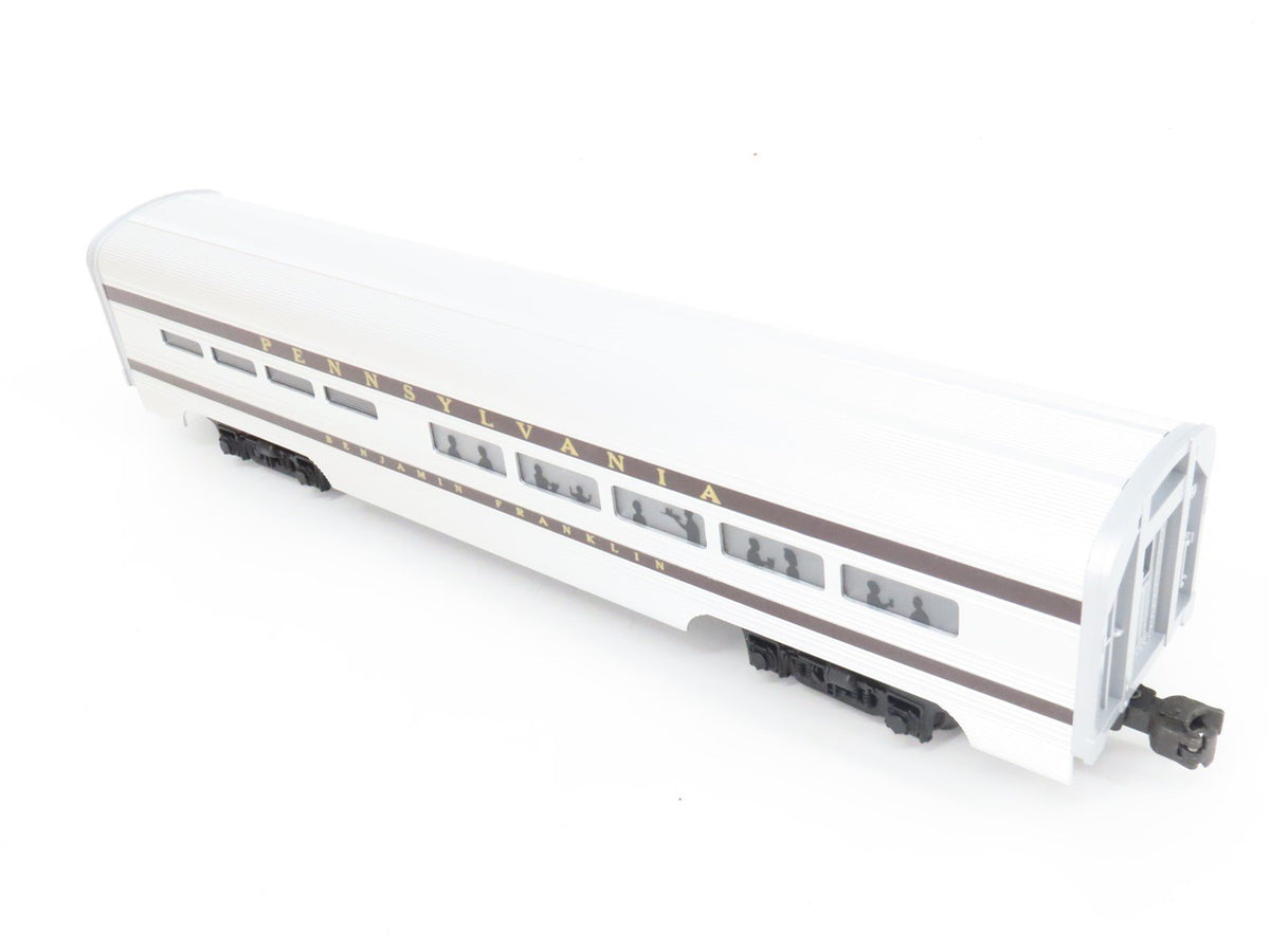 O 3-Rail MTH 20-80003D PRR Pennsylvania 60&#39; Baggage/Diner Passenger 2-Car Set