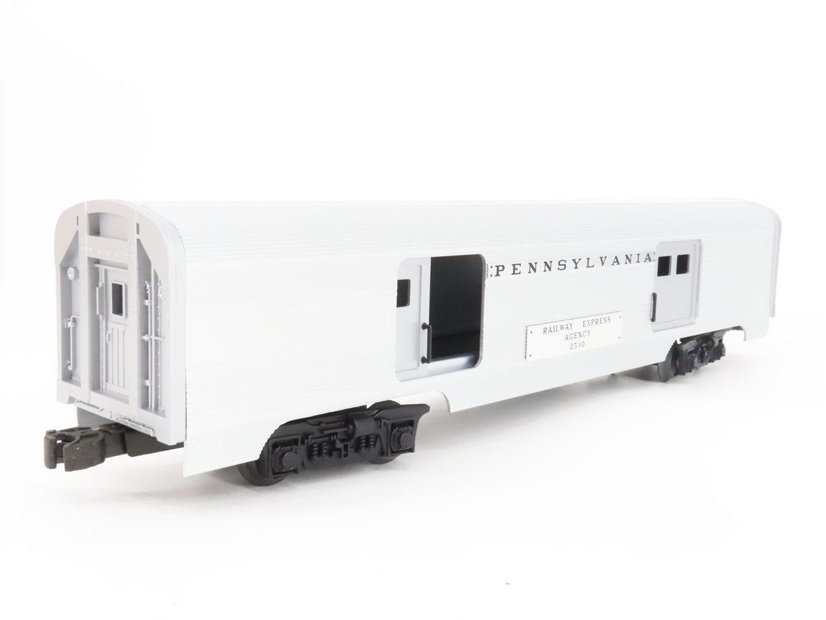 O 3-Rail MTH 20-80003D PRR Pennsylvania 60&#39; Baggage/Diner Passenger 2-Car Set