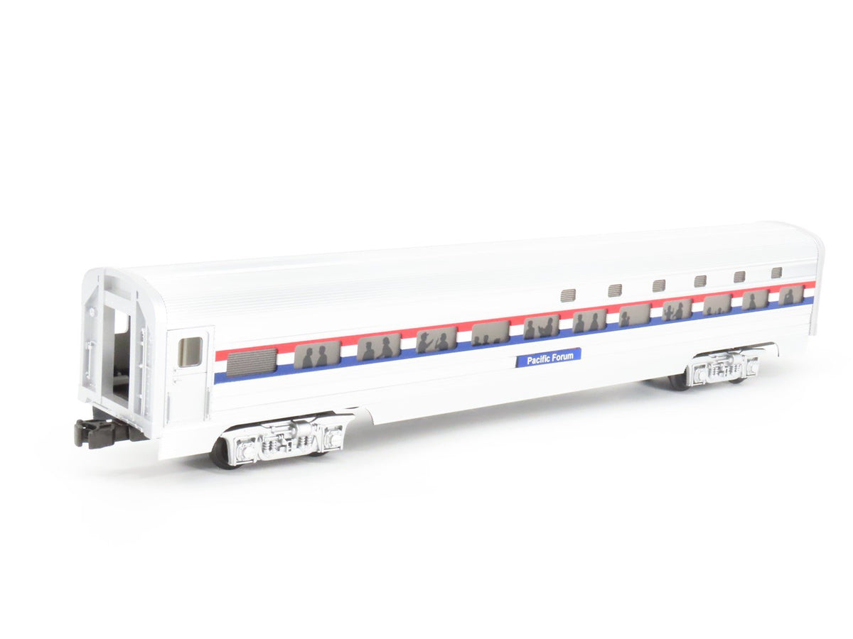 O Gauge 3-Rail MTH MT-6508 Amtrak 70&#39; Aluminum Sleeper/Diner Passenger 2-Car Set