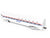 O Gauge 3-Rail MTH MT-6508 Amtrak 70' Aluminum Sleeper/Diner Passenger 2-Car Set