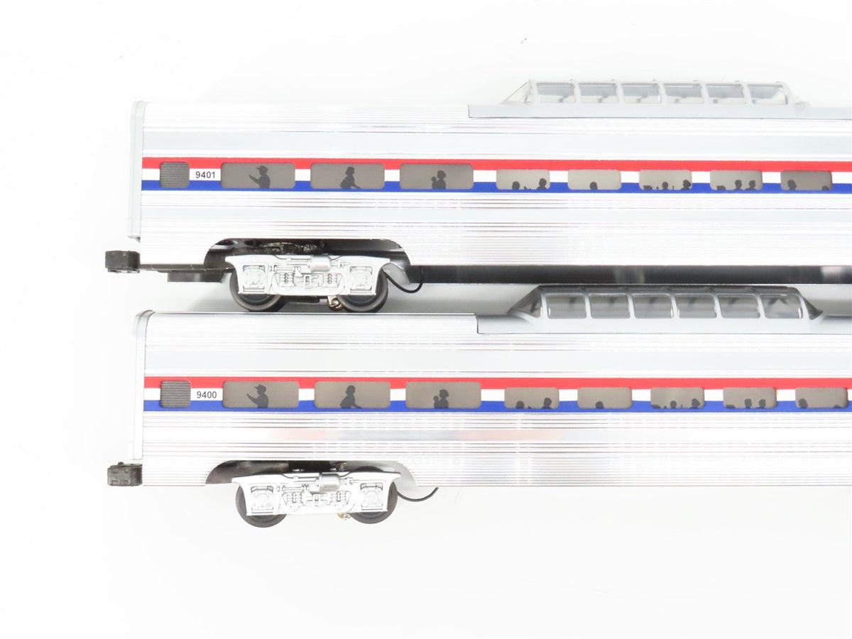 O Gauge 3-Rail MTH MT-6508 Amtrak Aluminum Passenger 5-Car Set