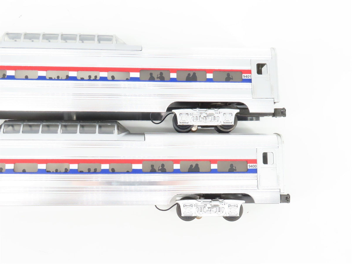 O Gauge 3-Rail MTH MT-6508 Amtrak Aluminum Passenger 5-Car Set