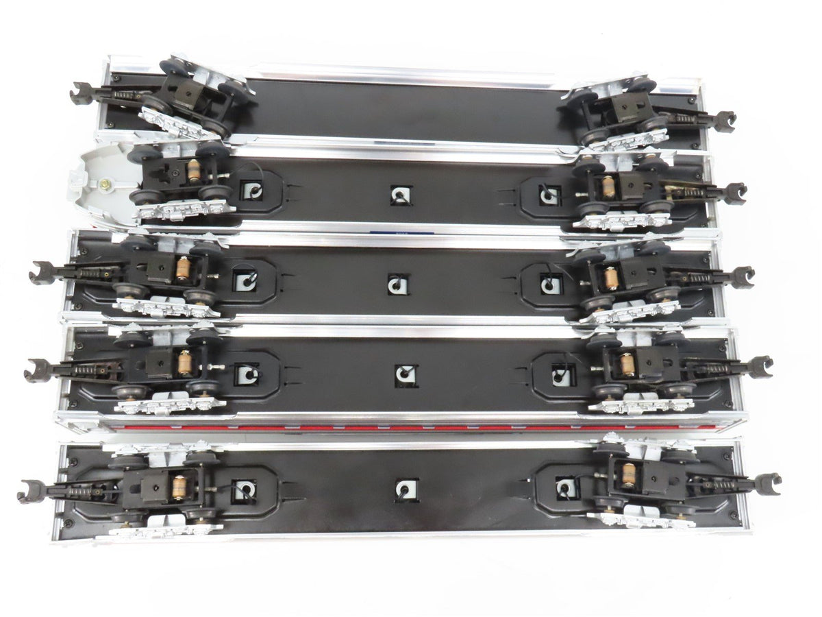 O Gauge 3-Rail MTH MT-6508 Amtrak Aluminum Passenger 5-Car Set