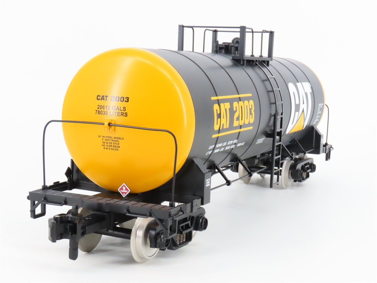 O Gauge 3-Rail MTH 20-80005D DAP 2003 CAT Caterpillar Unibody Tank Car 2003