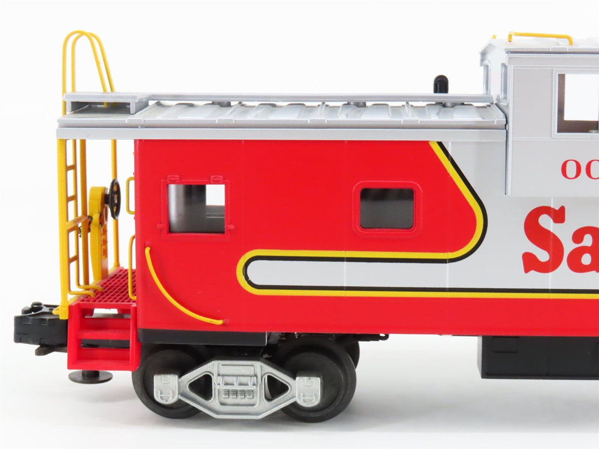 O Gauge 3-Rail MTH DAP 20-80002C ATSF Santa Fe Extended Vision Caboose Set of 2