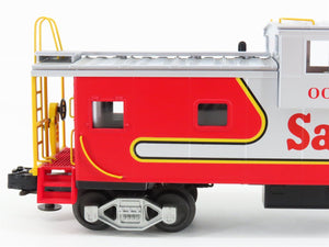 O Gauge 3-Rail MTH DAP 20-80002C ATSF Santa Fe Extended Vision Caboose Set of 2