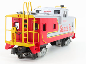 O Gauge 3-Rail MTH DAP 20-80002C ATSF Santa Fe Extended Vision Caboose Set of 2