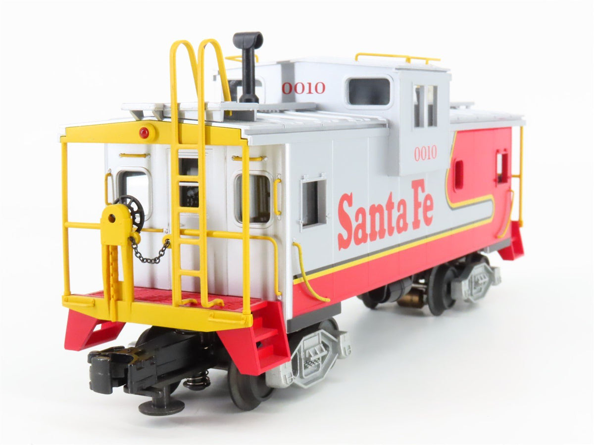 O Gauge 3-Rail MTH DAP 20-80002C ATSF Santa Fe Extended Vision Caboose Set of 2