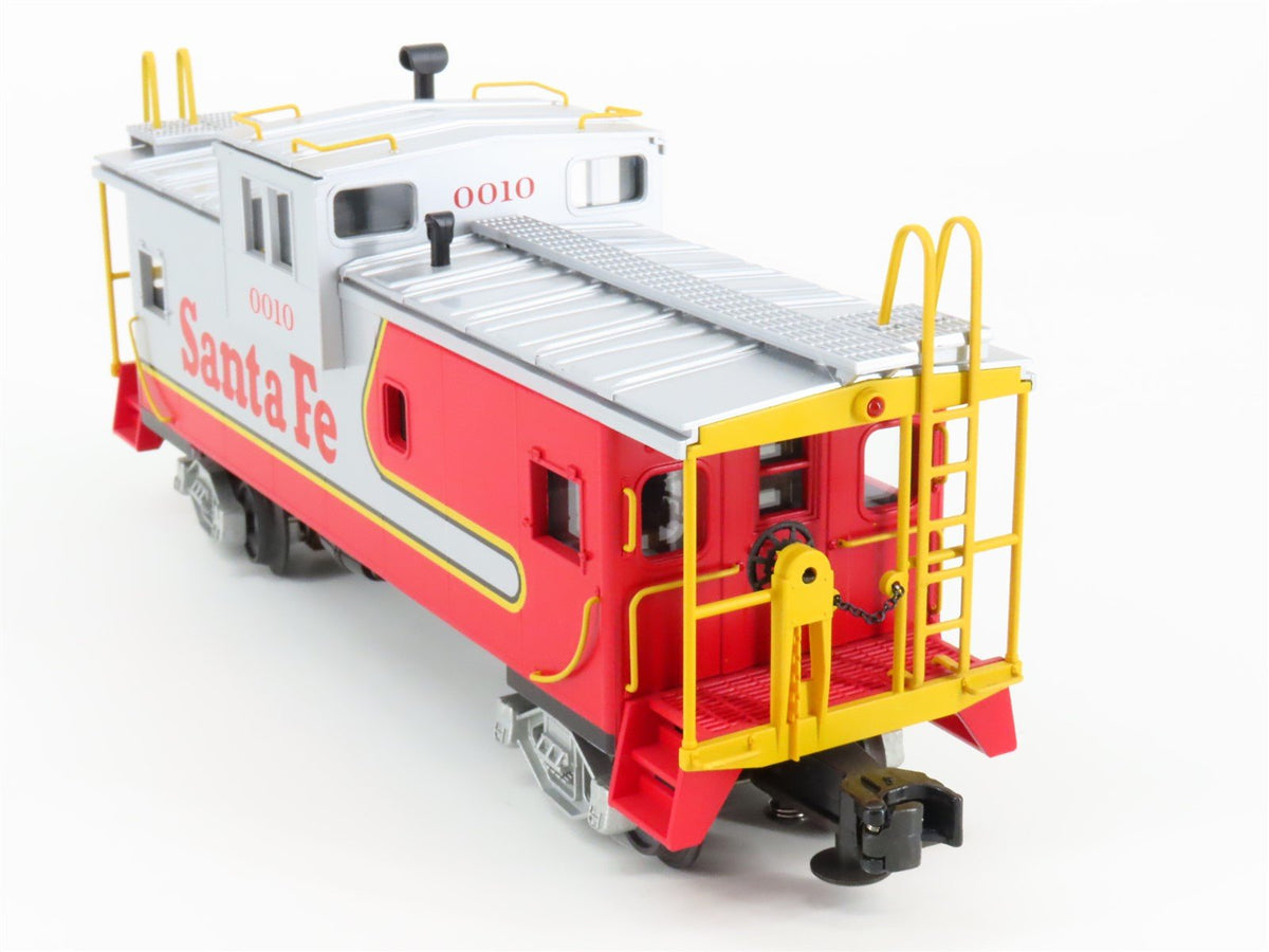 O Gauge 3-Rail MTH DAP 20-80002C ATSF Santa Fe Extended Vision Caboose Set of 2