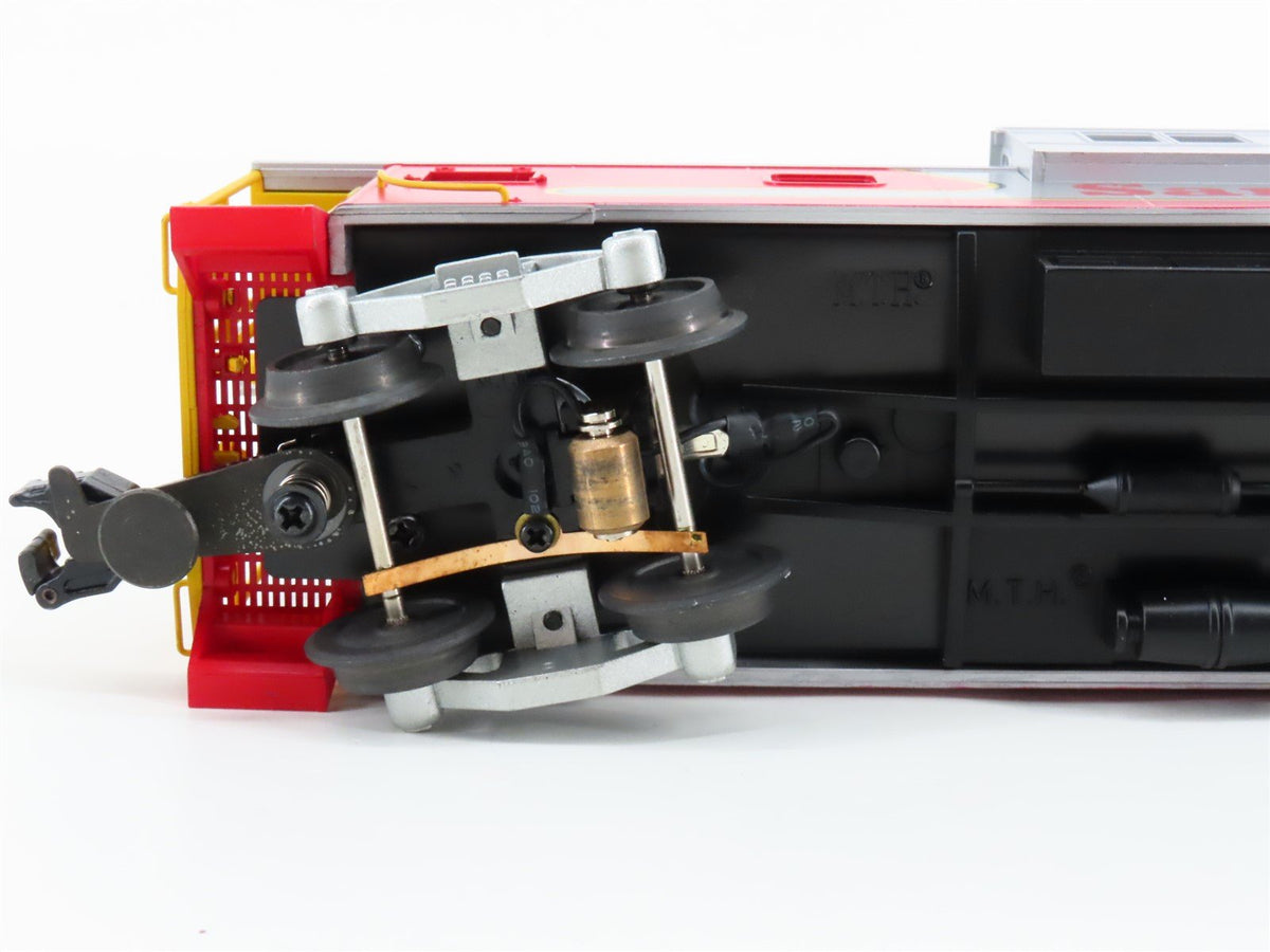 O Gauge 3-Rail MTH DAP 20-80002C ATSF Santa Fe Extended Vision Caboose Set of 2