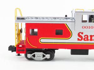 O Gauge 3-Rail MTH DAP 20-80002C ATSF Santa Fe Extended Vision Caboose Set of 2