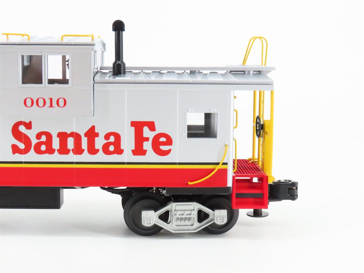 O Gauge 3-Rail MTH DAP 20-80002C ATSF Santa Fe Extended Vision Caboose Set of 2