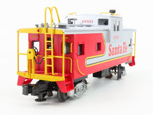 O Gauge 3-Rail MTH DAP 20-80002C ATSF Santa Fe Extended Vision Caboose Set of 2