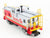 O Gauge 3-Rail MTH DAP 20-80002C ATSF Santa Fe Extended Vision Caboose Set of 2