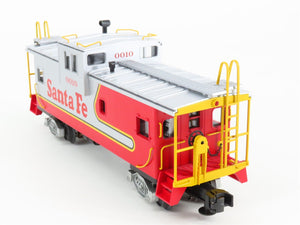 O Gauge 3-Rail MTH DAP 20-80002C ATSF Santa Fe Extended Vision Caboose Set of 2