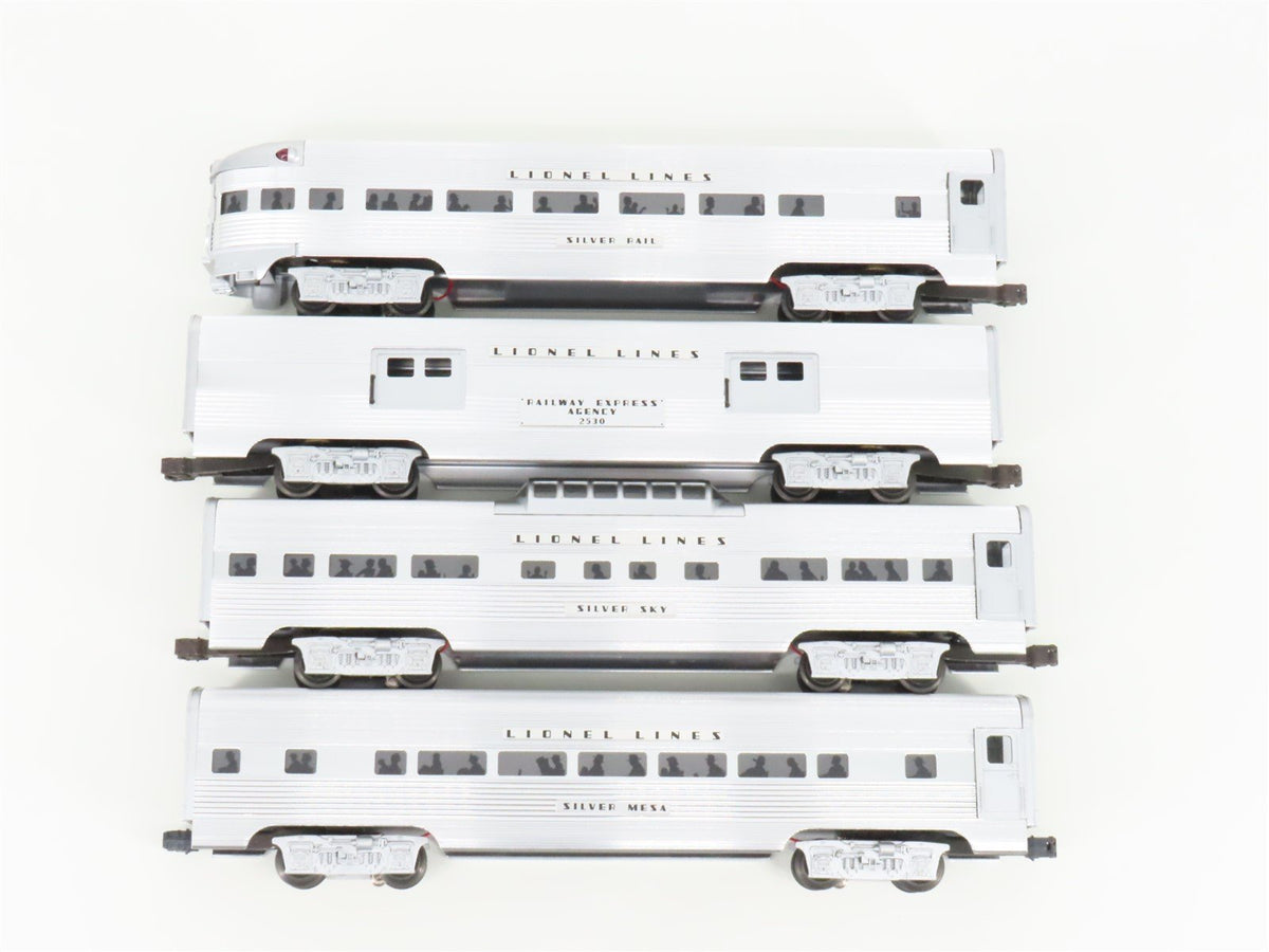 O Gauge 3-Rail Lionel 6-19165 Lionel Lines Aluminum Passenger 4-Car Set