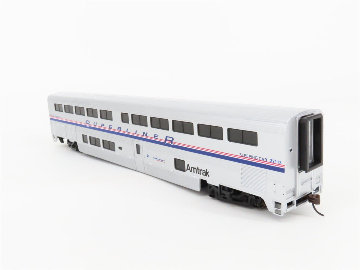 HO Walthers 932-6111 AMTK Amtrak 85&#39; Superliner II Sleeper Passenger #32113