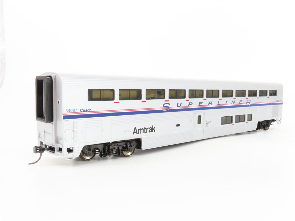 HO Walthers 932-6163 AMTK Amtrak Ph IV Superliner I Coach Passenger #34087