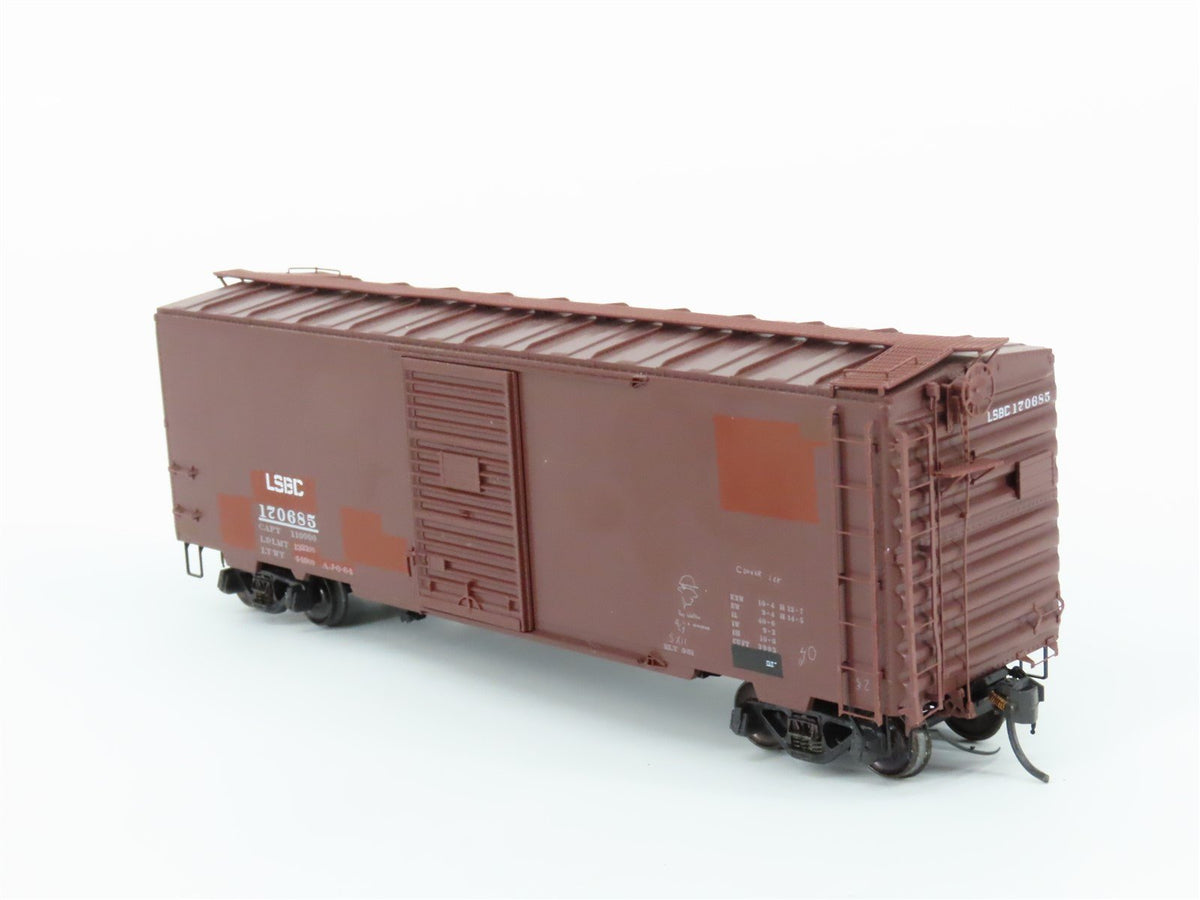 HO Scale Kadee 4019 LSBC Patched 40&#39; PS-1 Box Car #170685 w/ Graffiti