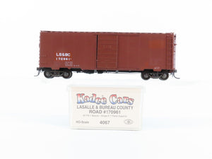 HO Scale Kadee 4067 LSBC Patched 40' PS-1 Box Car #170961 - Weathered