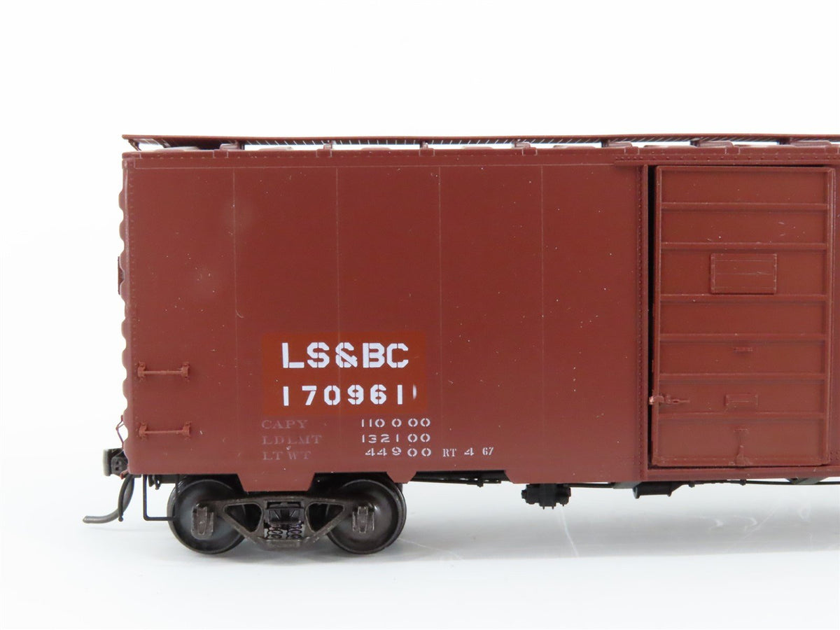 HO Scale Kadee 4067 LSBC Patched 40&#39; PS-1 Box Car #170961 - Weathered