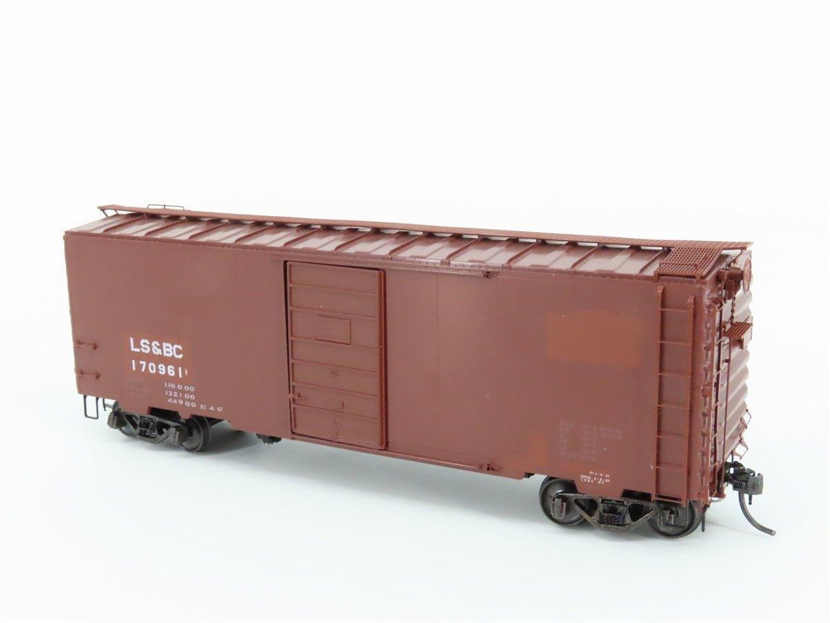 HO Scale Kadee 4067 LSBC Patched 40&#39; PS-1 Box Car #170961 - Weathered