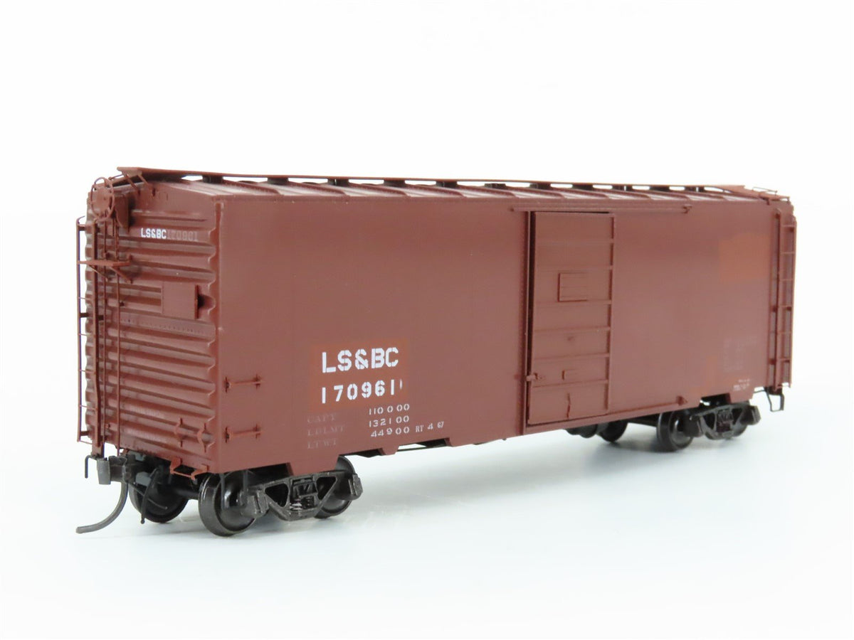 HO Scale Kadee 4067 LSBC Patched 40&#39; PS-1 Box Car #170961 - Weathered