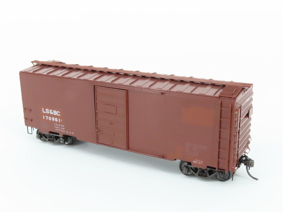 HO Scale Kadee 4067 LSBC Patched 40&#39; PS-1 Box Car #170961 - Weathered