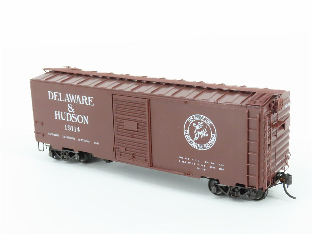 HO Scale Kadee 4004 D&amp;H Delaware &amp; Hudson &quot;Bridge Line&quot; 40&#39; PS-1 Box Car #19114