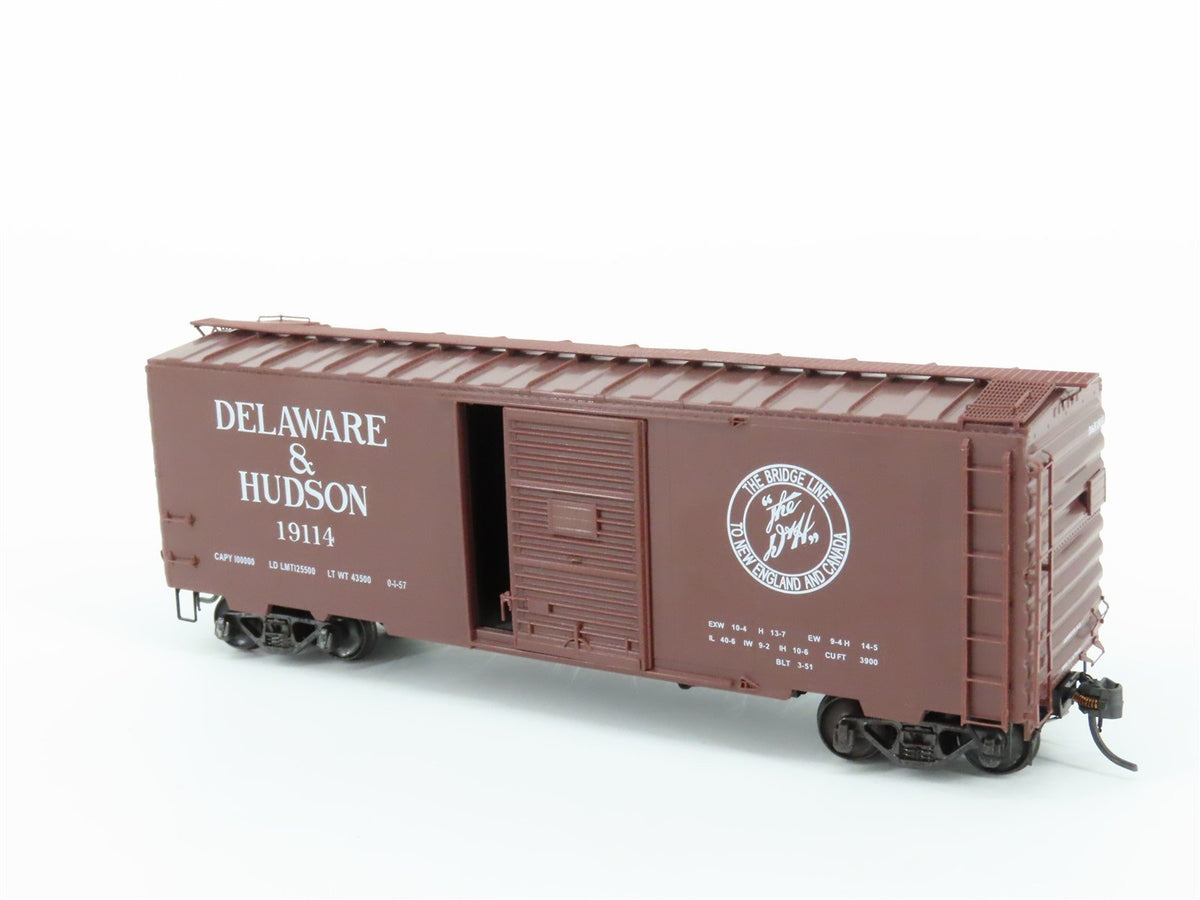 HO Scale Kadee 4004 D&amp;H Delaware &amp; Hudson &quot;Bridge Line&quot; 40&#39; PS-1 Box Car #19114