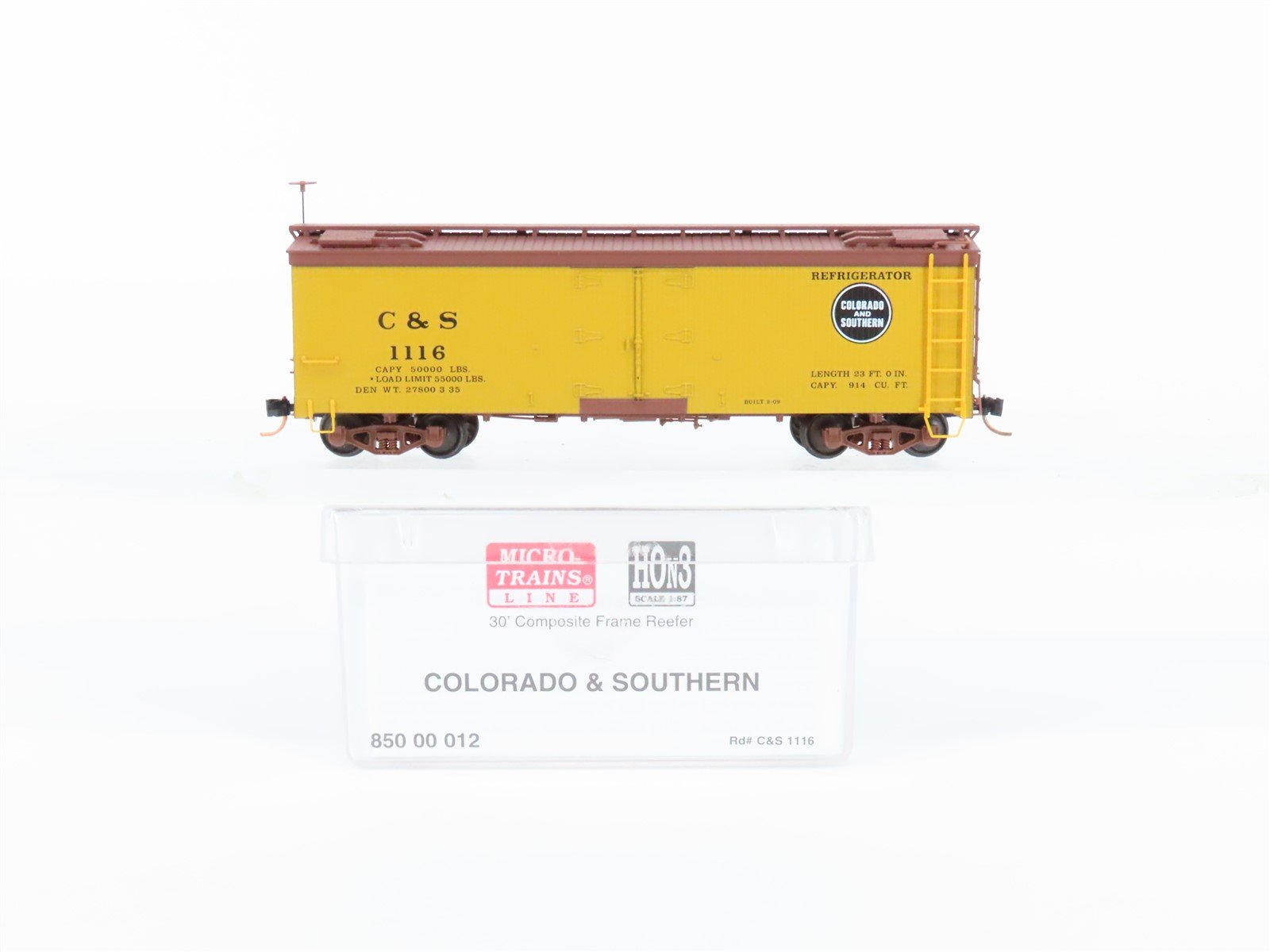 HOn3 Scale Micro-Trains MTL 85000012 C&S Colorado & Southern 30' Reefer #1116