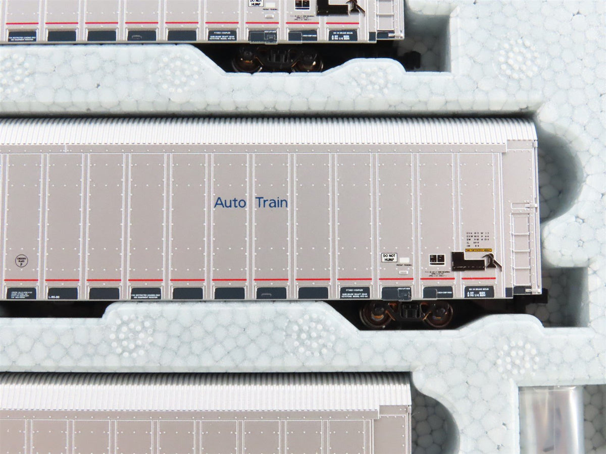 N Scale KATO 106-5506 AMTK Amtrak Phase V Autorack 4-Car Set #4